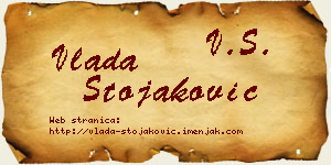 Vlada Stojaković vizit kartica